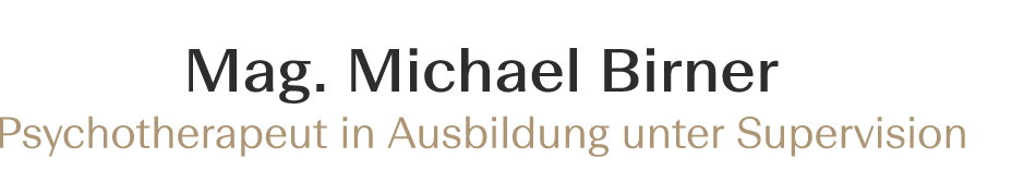 Michael Birner, Psychotherapie